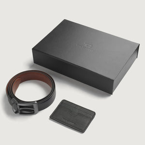 Voltor Black Leather Gift Set